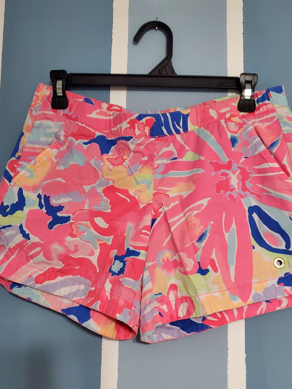 Lilly Pulitzer Pink Multicolor Floral Board Shorts